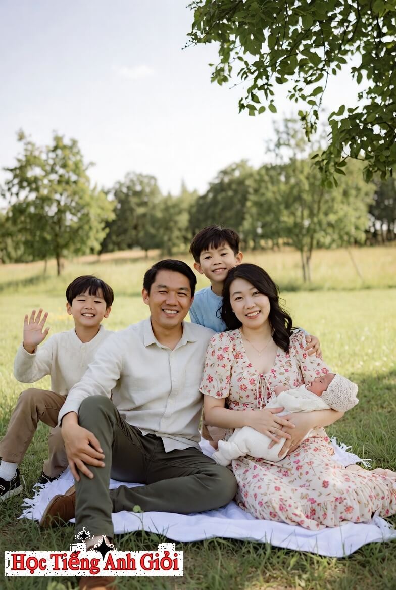 Thể hiện tình yêu thương gia đình bằng những câu nói xúc động