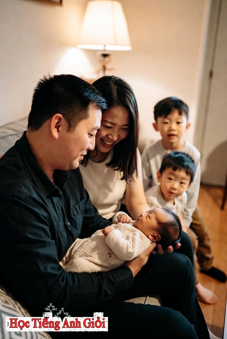 Đăng status những câu tiếng Anh hay nhất về tình yêu gia đình.