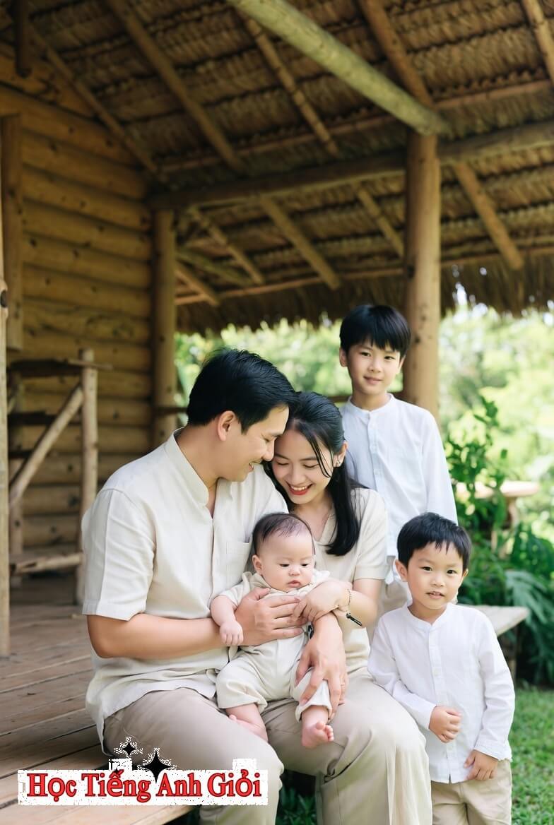 Chọn lựa những câu nói tiếng Anh về gia đình hay nhất.