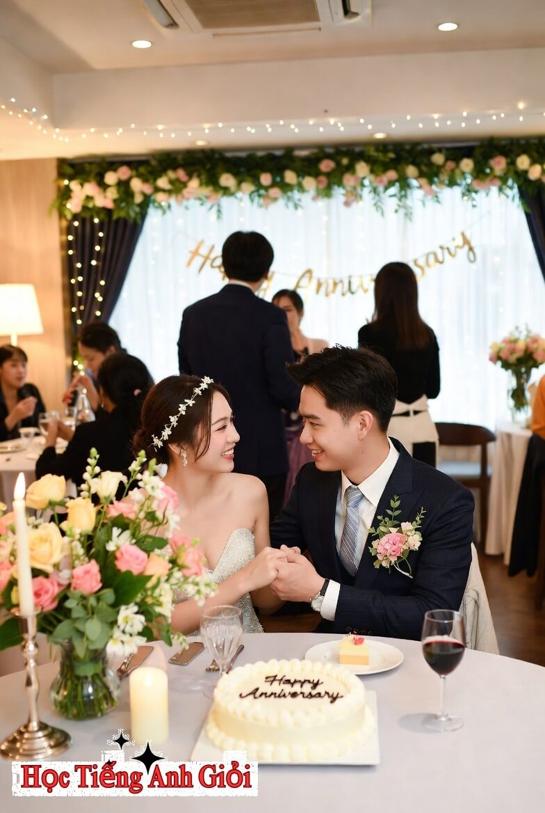 Dành cho người bạn đời những câu nói cho lễ kỷ niệm ngày cưới hay nhất. 