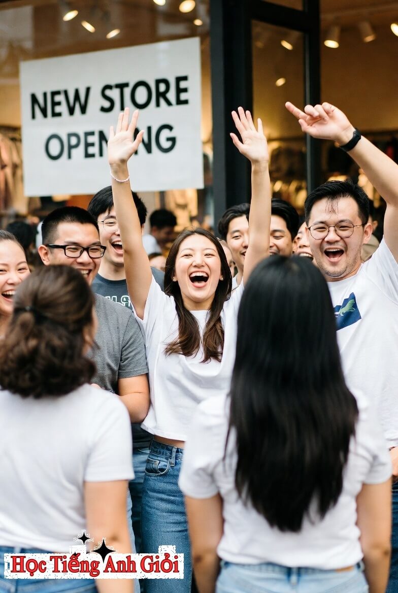 Lựa chọn câu tiếng Anh chúc mừng khai trương hồng phát ý nghĩa.