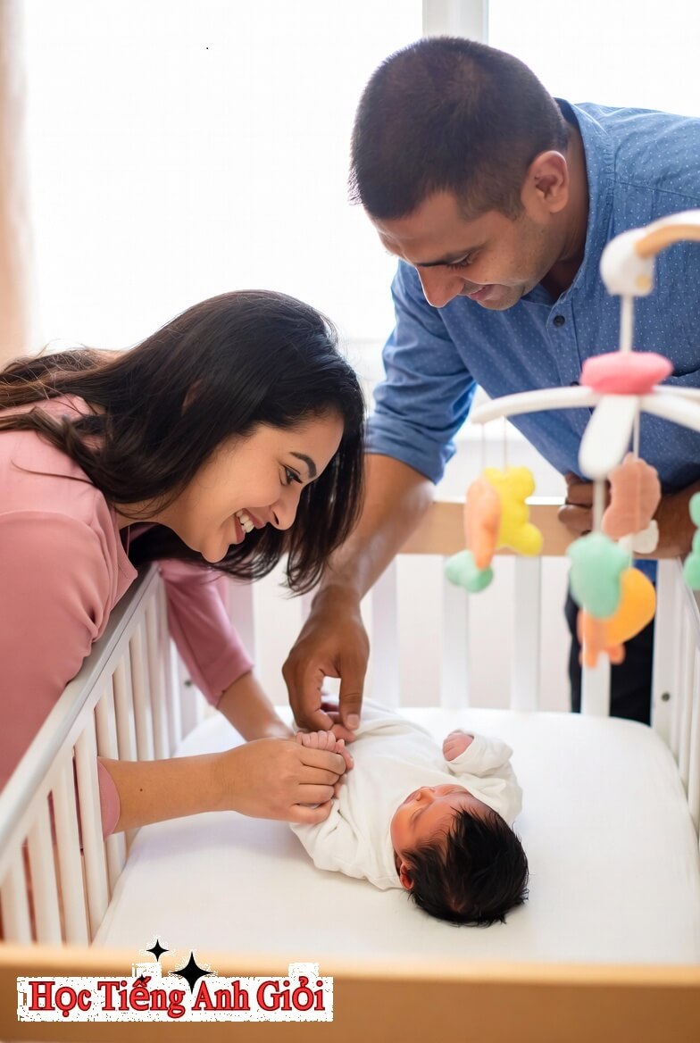 Mỗi lời chúc mừng sinh em bé tràn đầy niềm hy vọng.