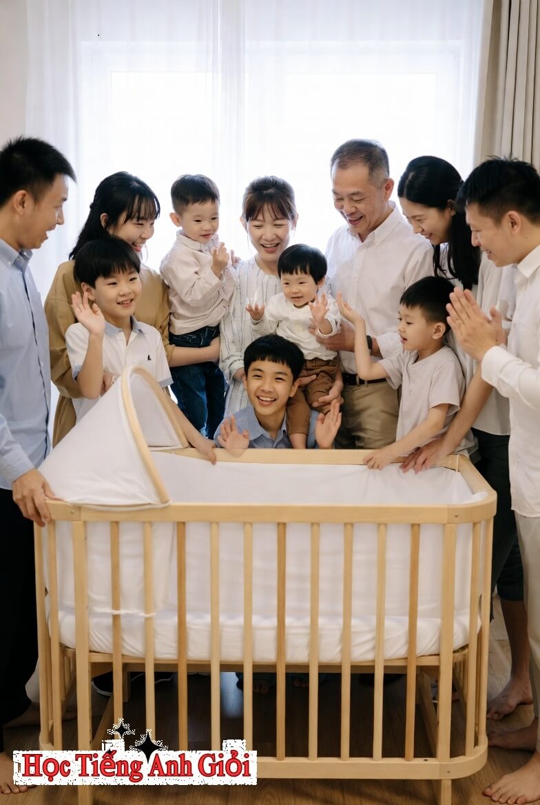 Lựa chọn những mẫu câu chúc mừng sinh em bé ngắn gọn.